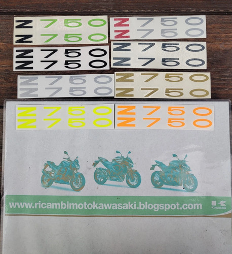 Coppia adesivi codone - codone, kawasaki
